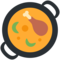 Shallow Pan of Food emoji on Twitter